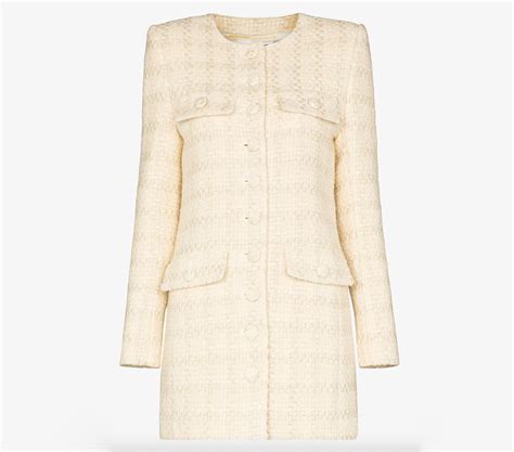 yves saint laurent tweed dress celebrity|the exact saint laurent dress.